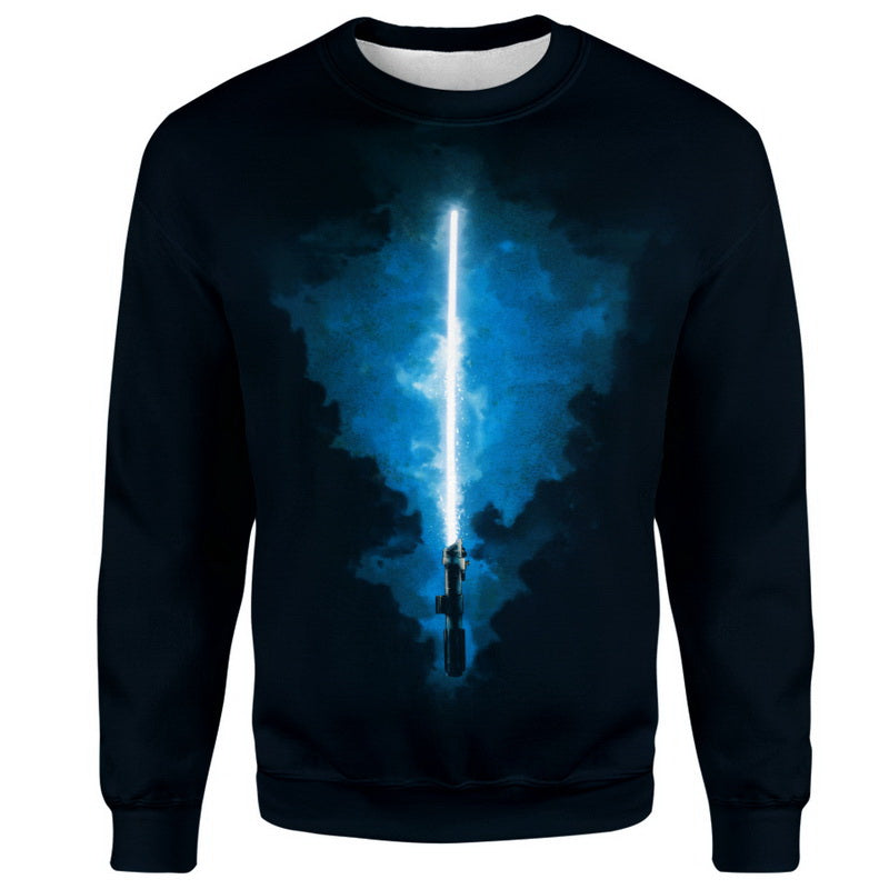 Blue Lightsaber Hoodie / T-Shirt
