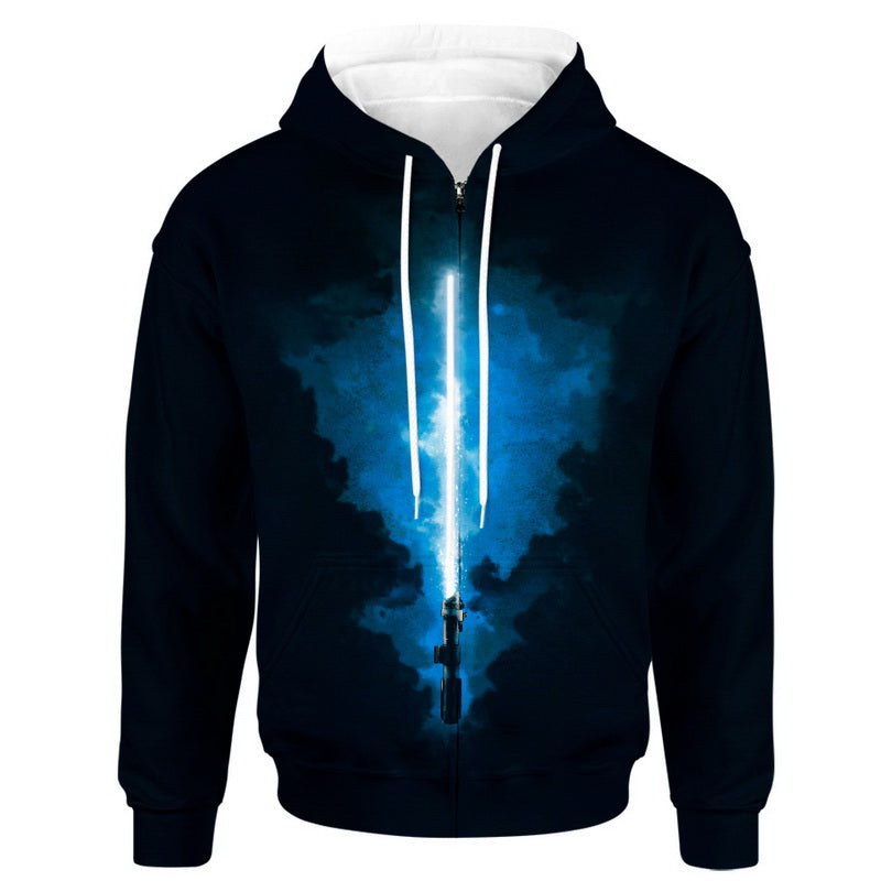 Blue Lightsaber Hoodie / T-Shirt
