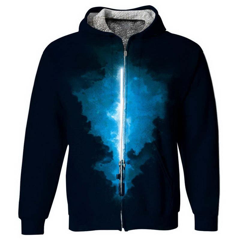 Blue Lightsaber Hoodie / T-Shirt