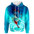 Blue Mega Lucario Hoodie / T-Shirt