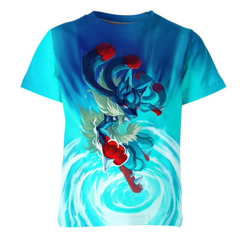 Blue Mega Lucario Hoodie / T-Shirt