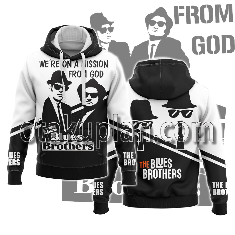 The Blues Brothers on A Mission From God Hoodie