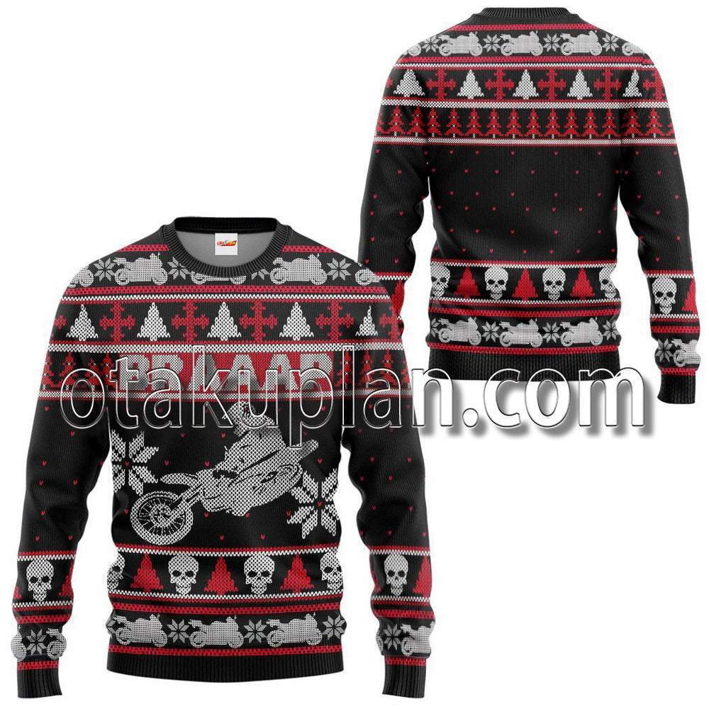 Braaap Dirt Bike Ugly Christmas Sweatshirt T-Shirt / Hoodie