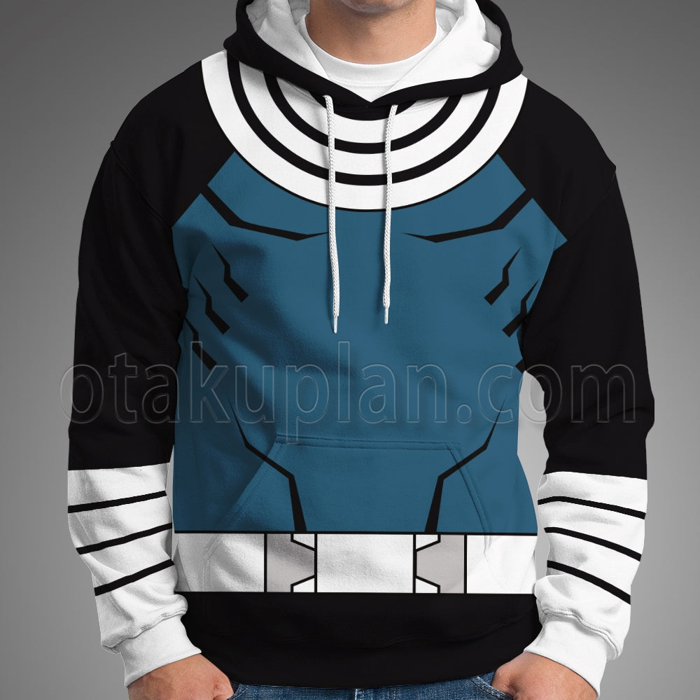 Bullseye Blue Snd Black Color Battle Uniform Cosplay Hoodie