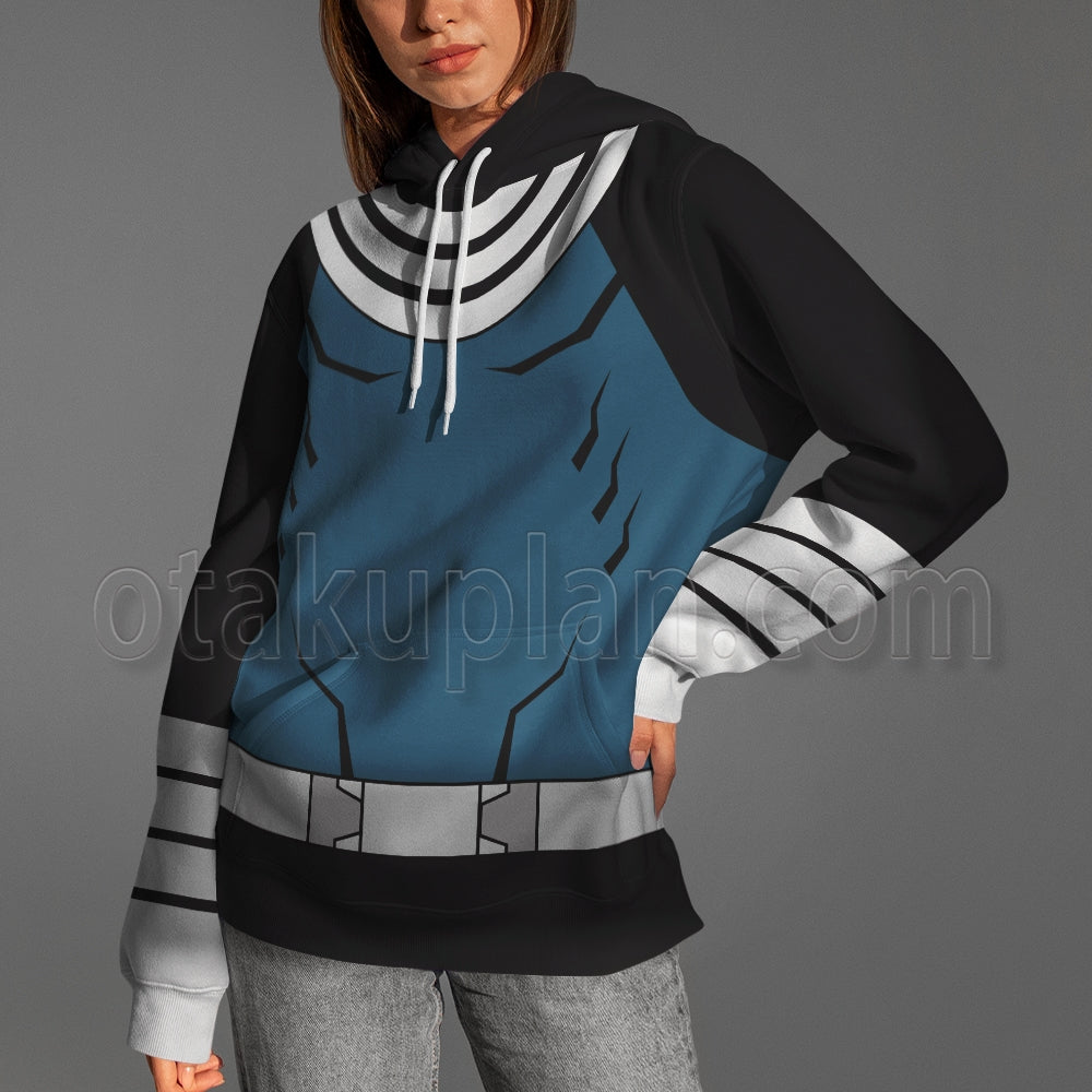 Bullseye Blue Snd Black Color Battle Uniform Cosplay Hoodie