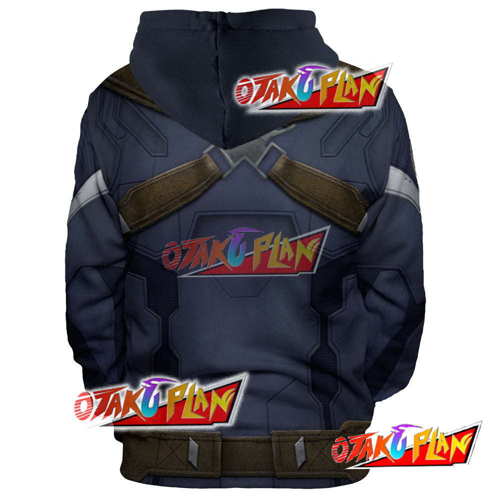 Captain Hero The Winter Soldier Unisex Pullover Hoodie