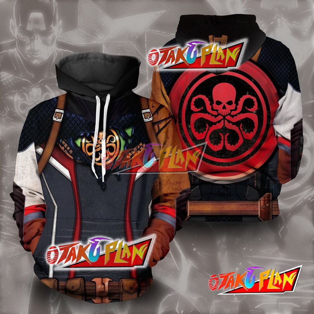 Captain Hydra Unisex Pullover Hoodie