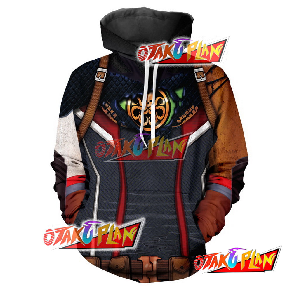Captain Hydra Unisex Pullover Hoodie