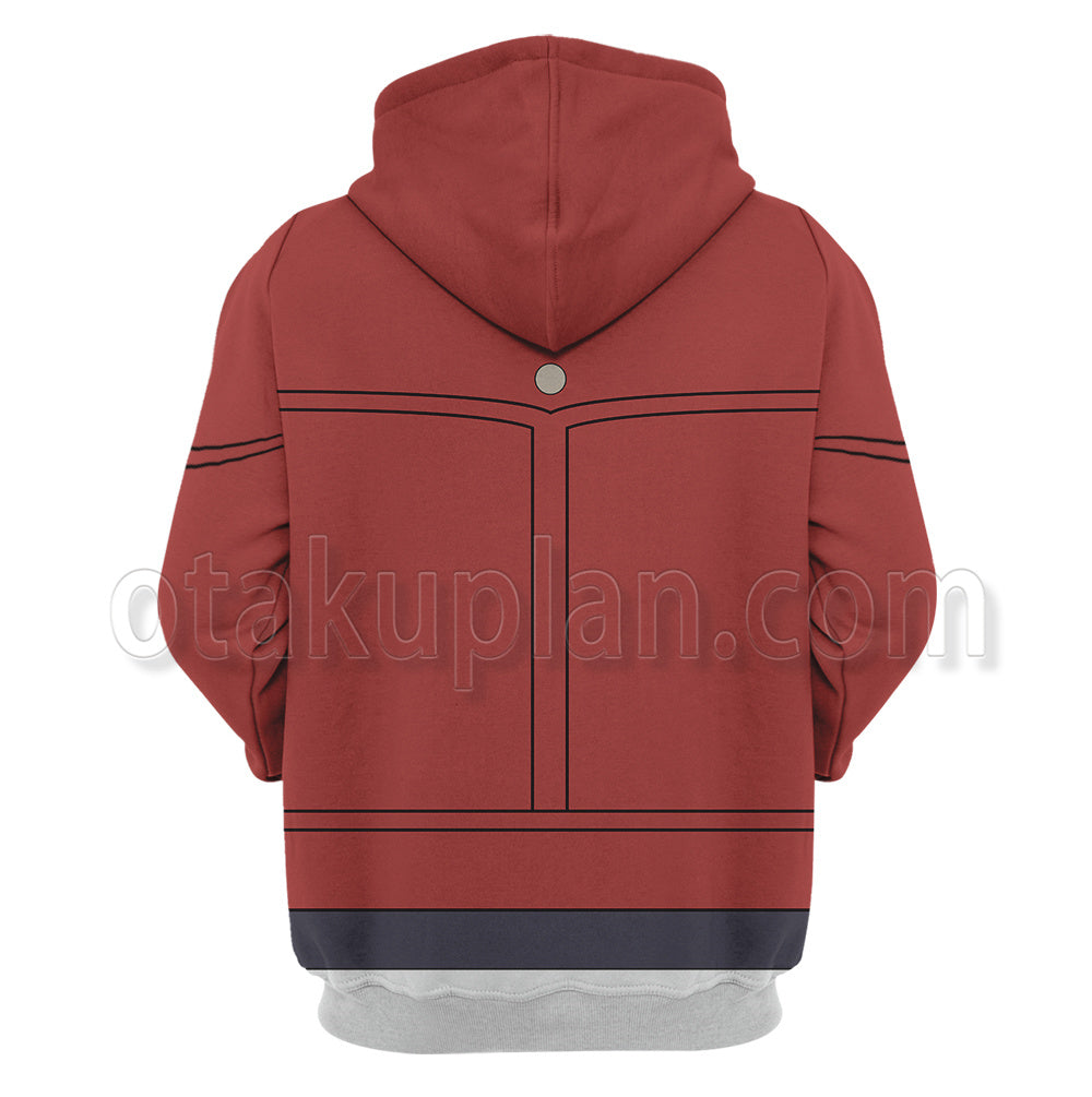 Cardfight Ebata Touya Red Cosplay Hoodie