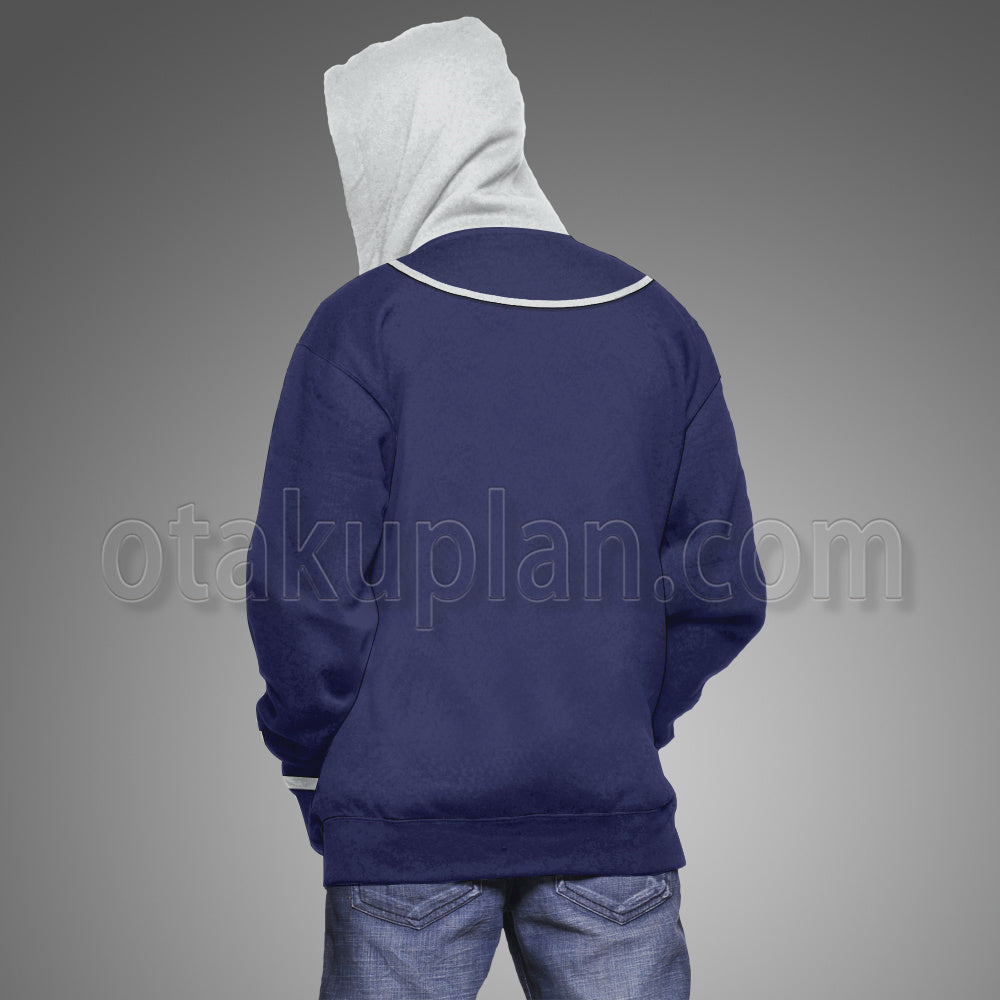 Cardfight Koshiba Raika Blue Suit Cosplay Hoodie