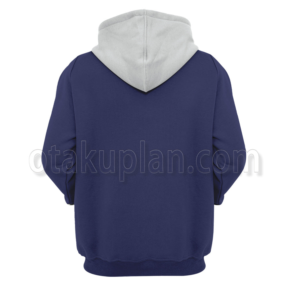 Cardfight Koshiba Raika Blue Suit Cosplay Hoodie