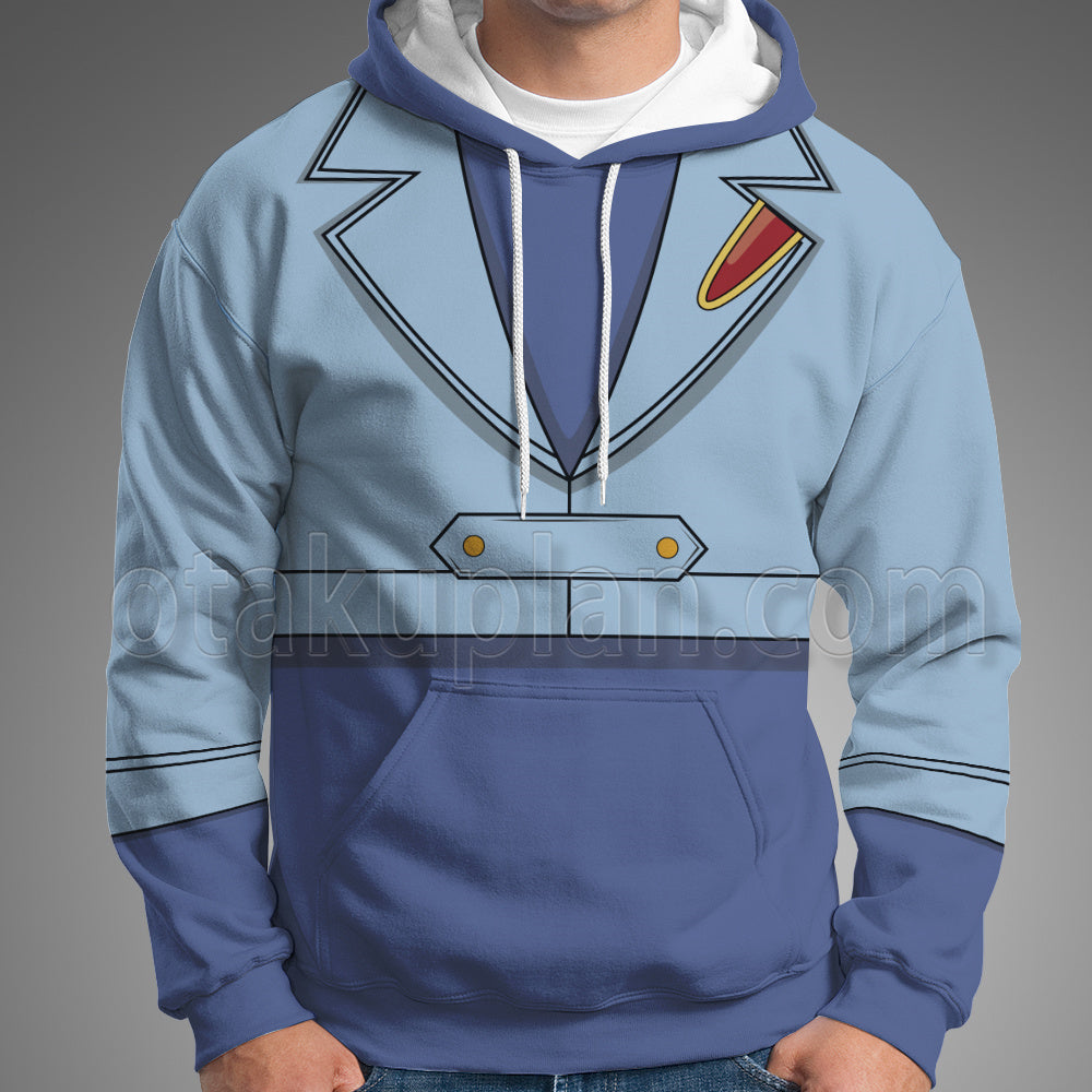 Cardfight Ookura Megumi Blue Cosplay Hoodie
