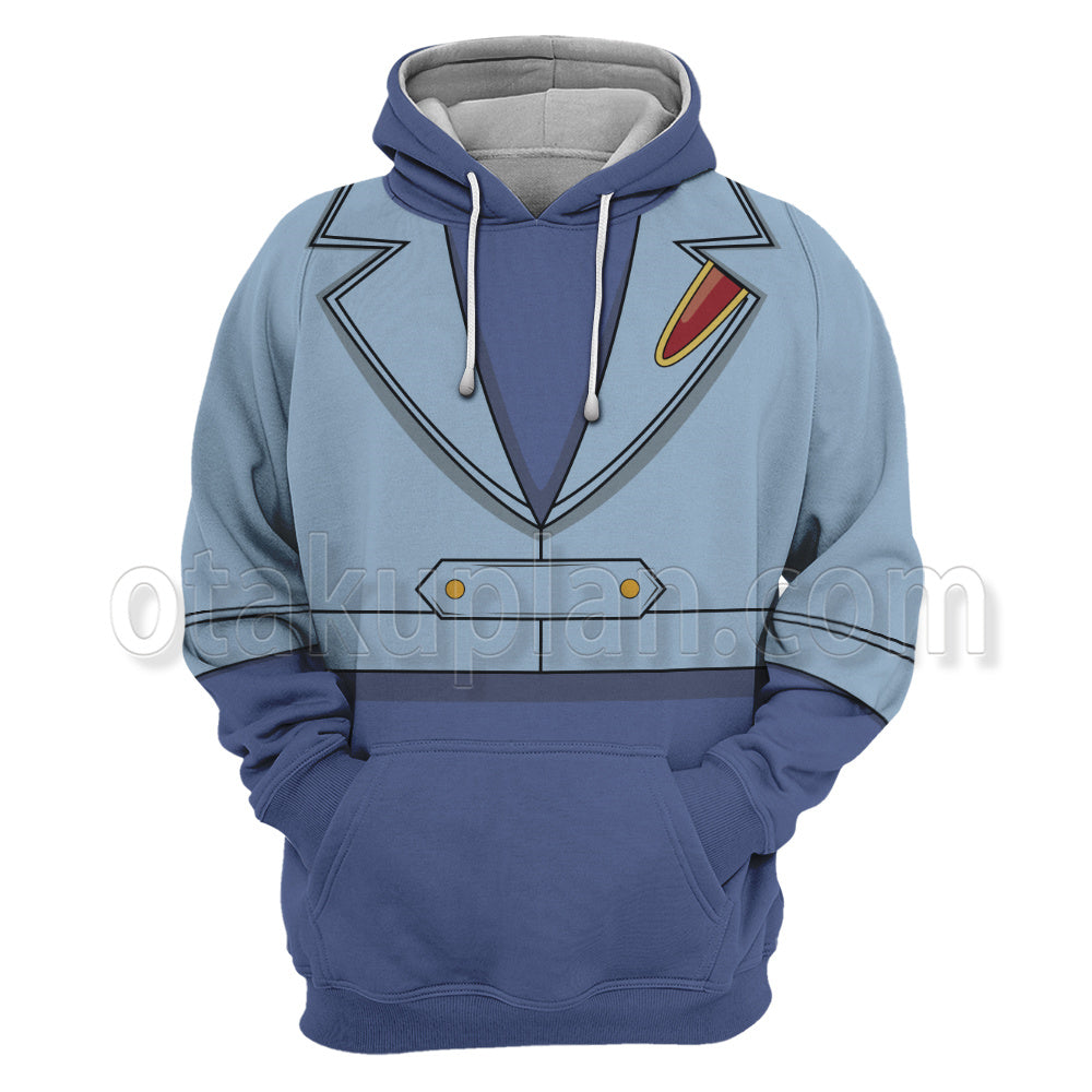 Cardfight Ookura Megumi Blue Cosplay Hoodie