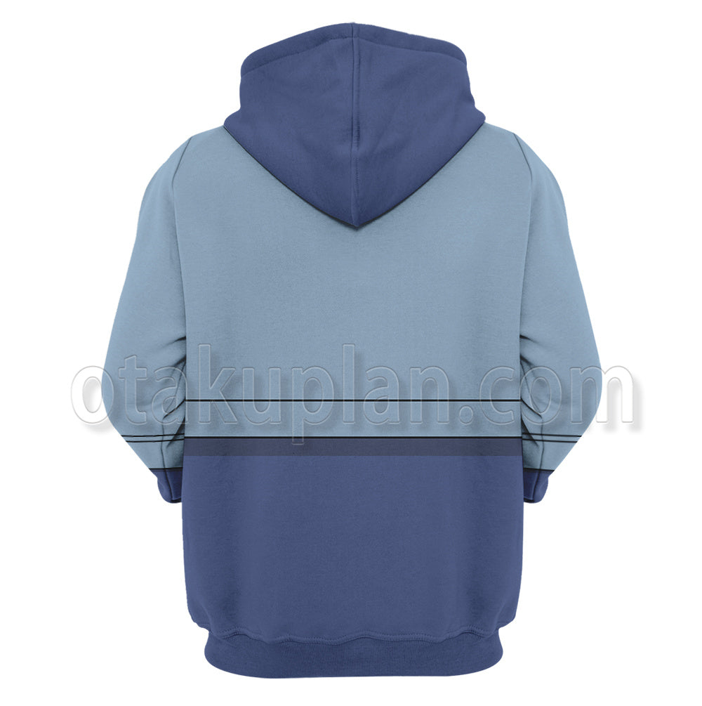 Cardfight Ookura Megumi Blue Cosplay Hoodie