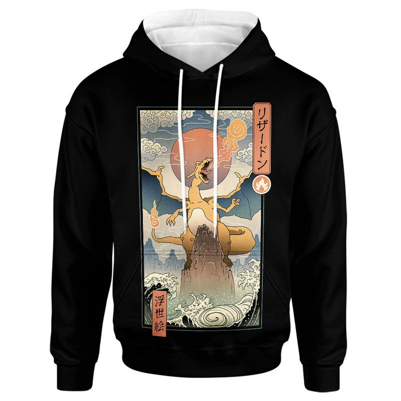 Charizard Ukiyo-e Hoodie / T-Shirt