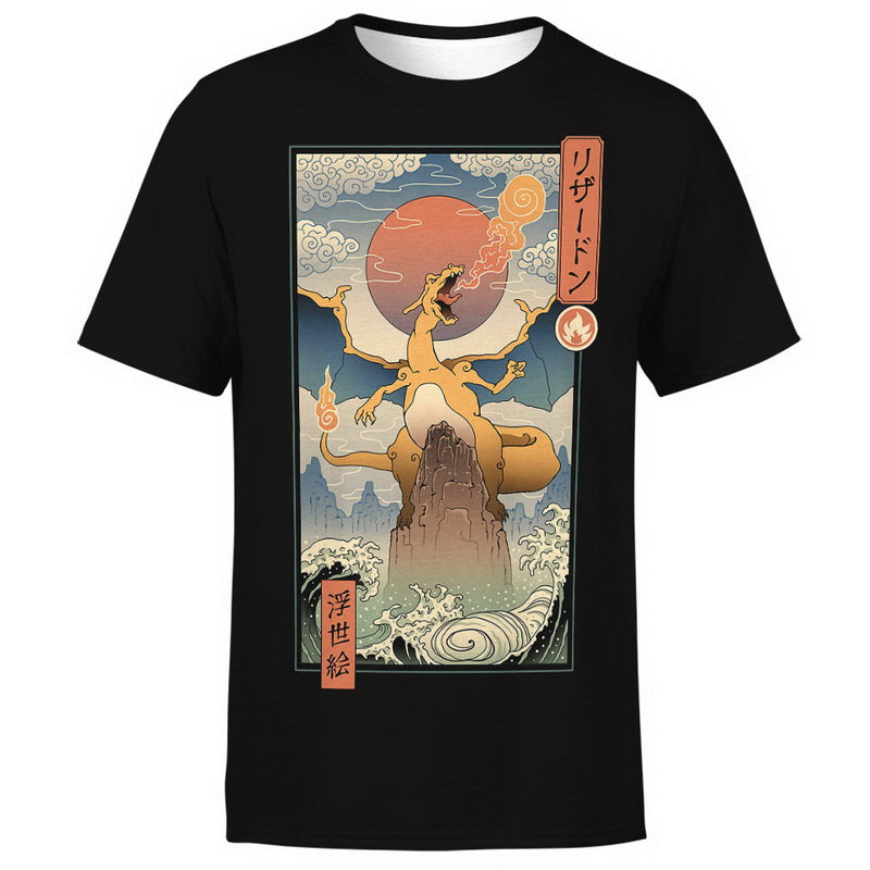 Charizard Ukiyo-e Hoodie / T-Shirt