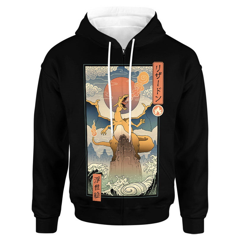 Charizard Ukiyo-e Hoodie / T-Shirt