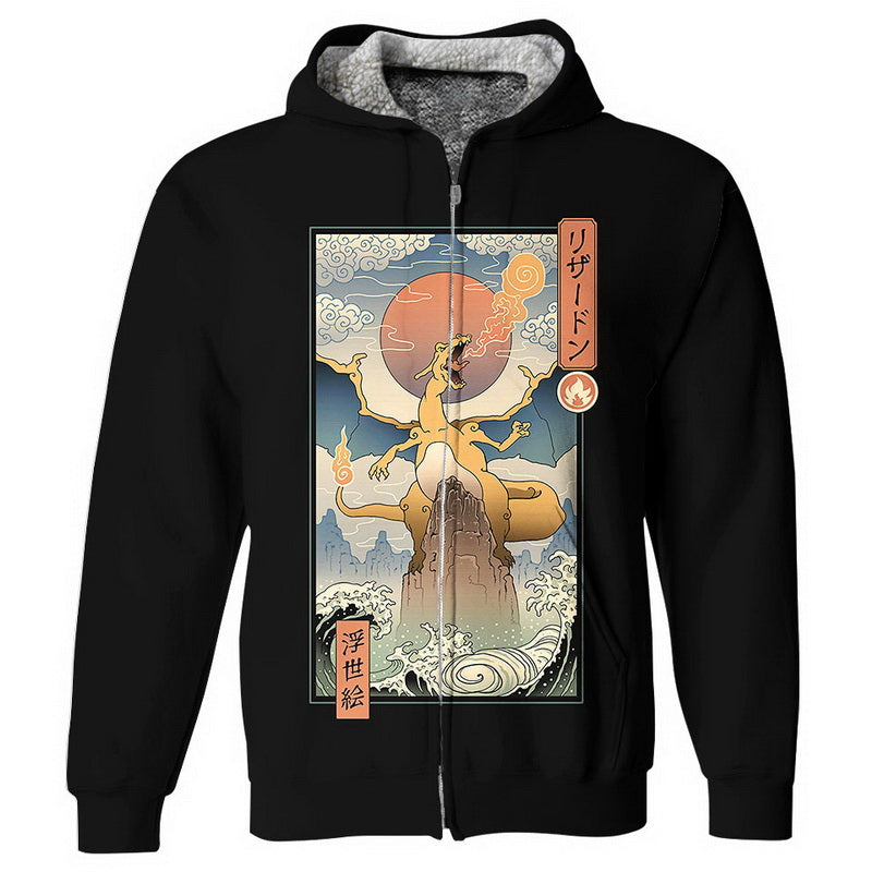 Charizard Ukiyo-e Hoodie / T-Shirt