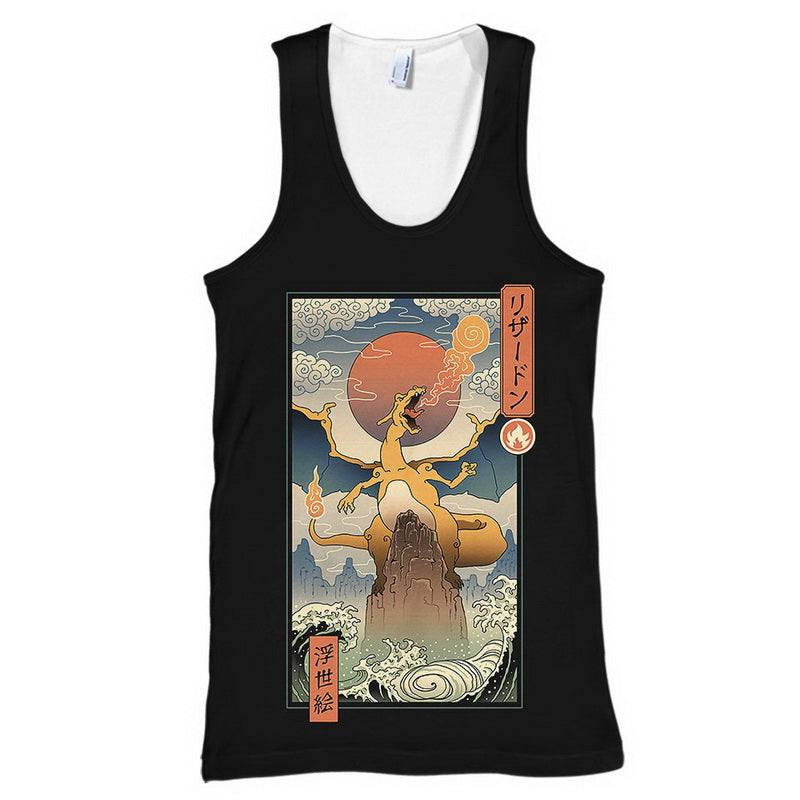 Charizard Ukiyo-e Hoodie / T-Shirt