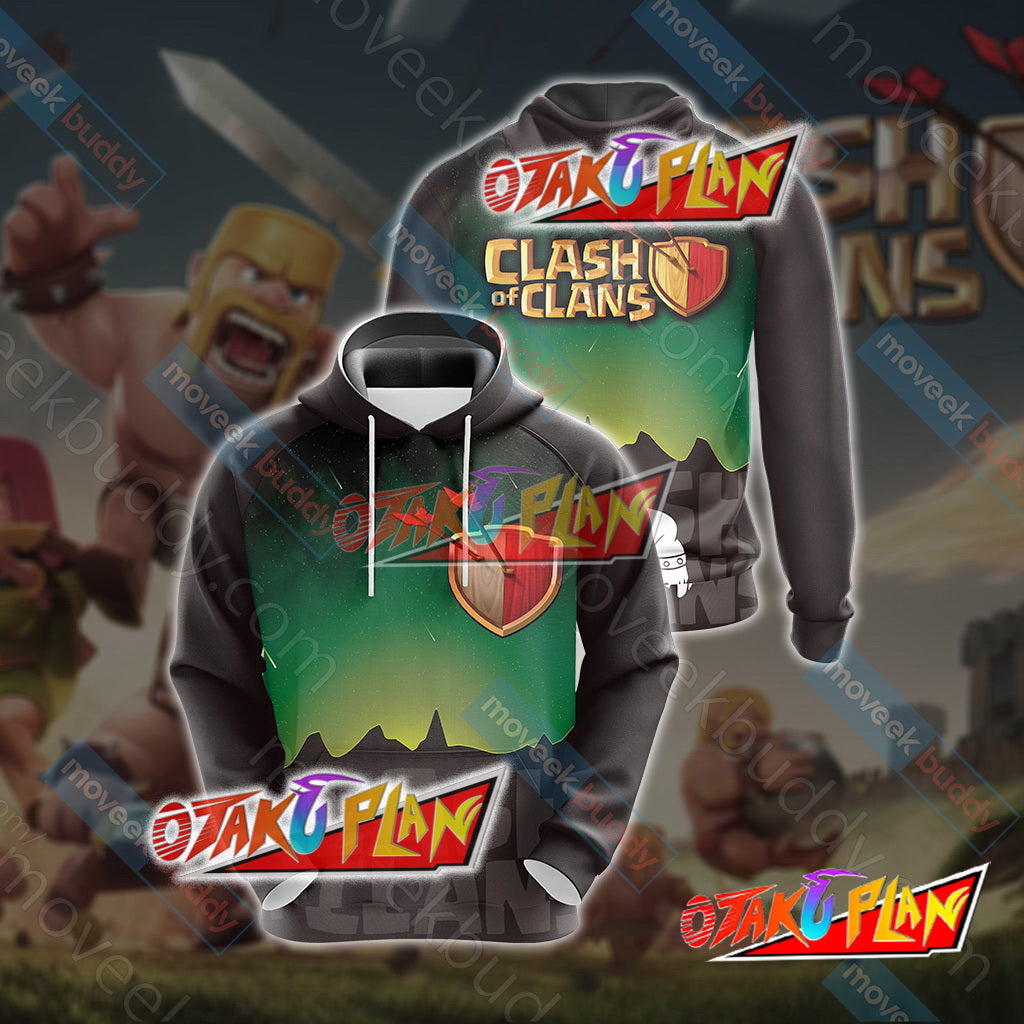 Clash of Clans Unisex 3D Hoodie