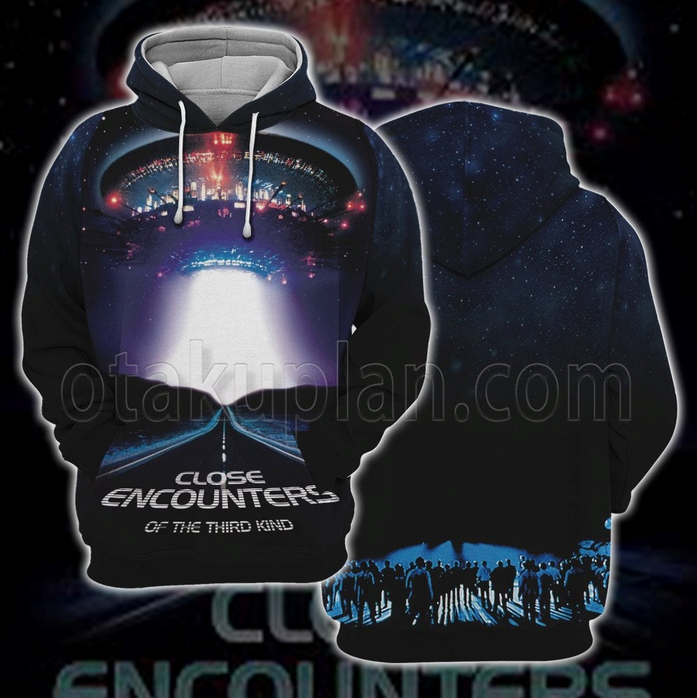 Close Encounters Of The Third Kind 1977 Blue Hoodie