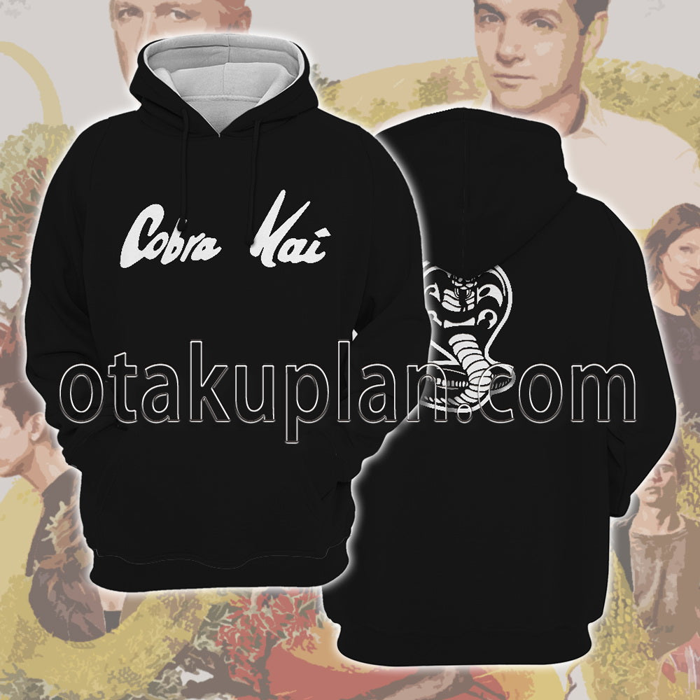 Cobra Kai Metal Snake Black Cosplay Hoodie