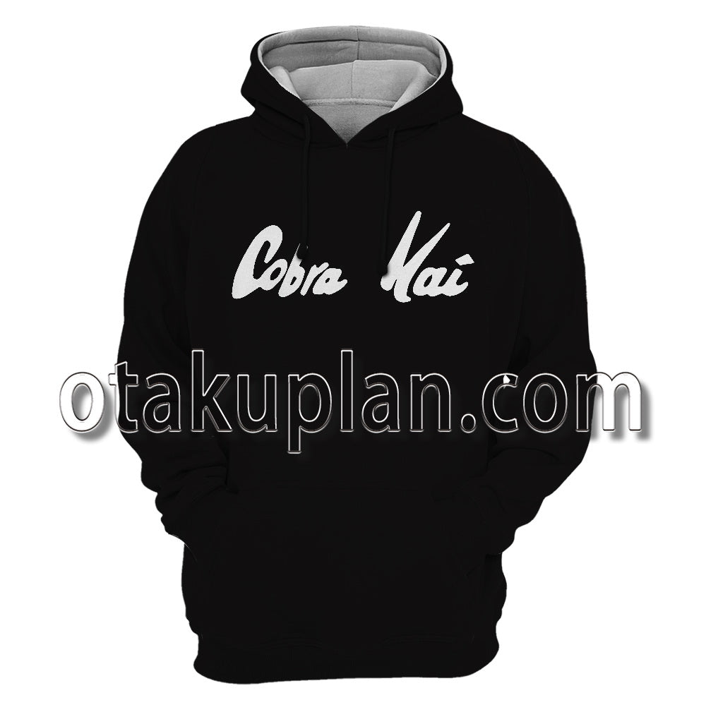 Cobra Kai Metal Snake Black Cosplay Hoodie