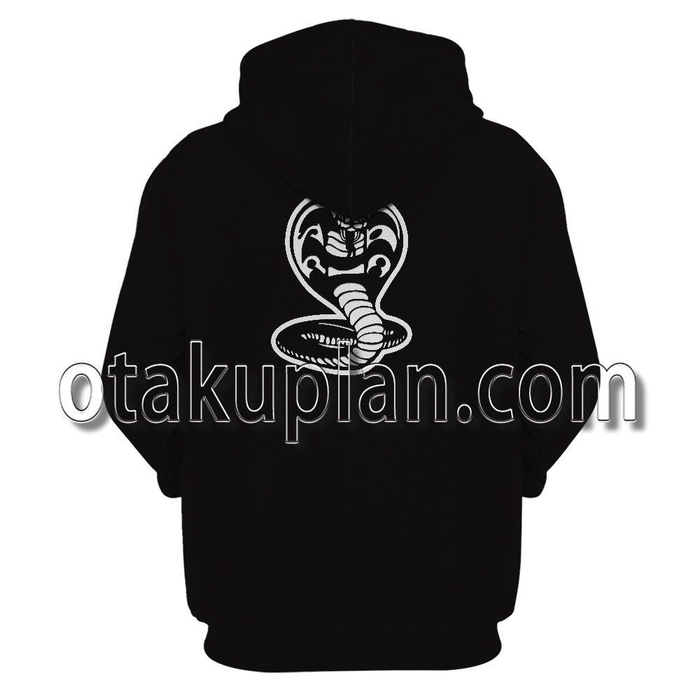 Cobra Kai Metal Snake Black Cosplay Hoodie