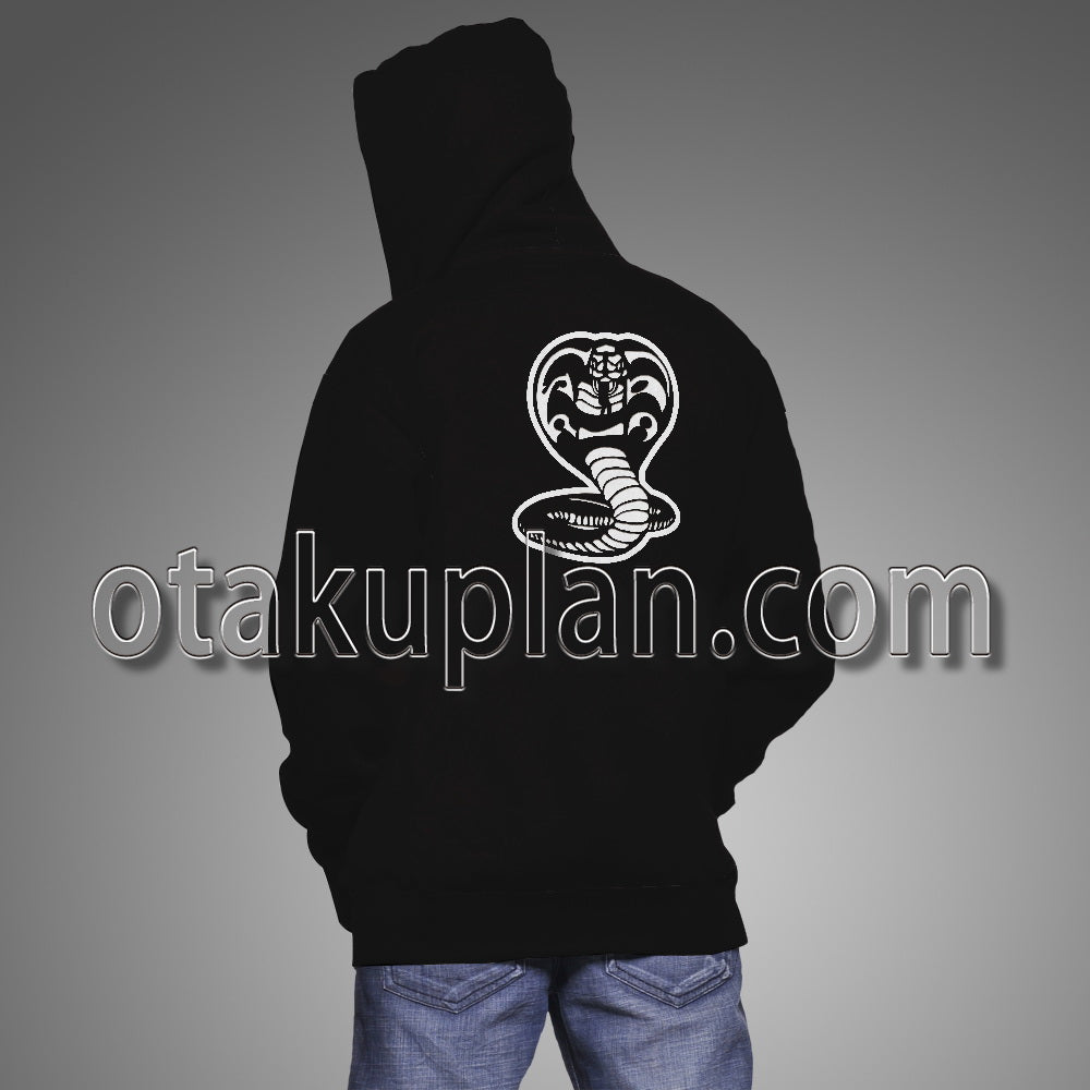 Cobra Kai Metal Snake Black Cosplay Hoodie
