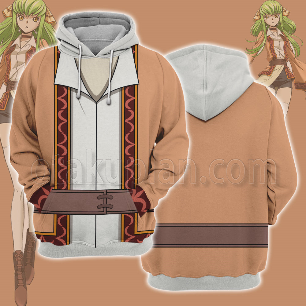 Anime Geass Lelouch Of The Rebellion Cc Brown Cosplay Hoodie