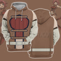 Anime Geass Lelouch Of The Rebellion Stadtfeld Kallen Brown Cosplay Hoodie