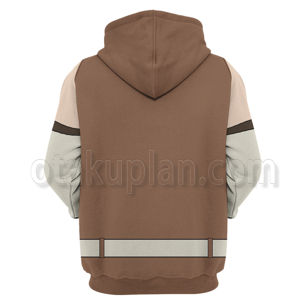 Anime Geass Lelouch Of The Rebellion Stadtfeld Kallen Brown Cosplay Hoodie