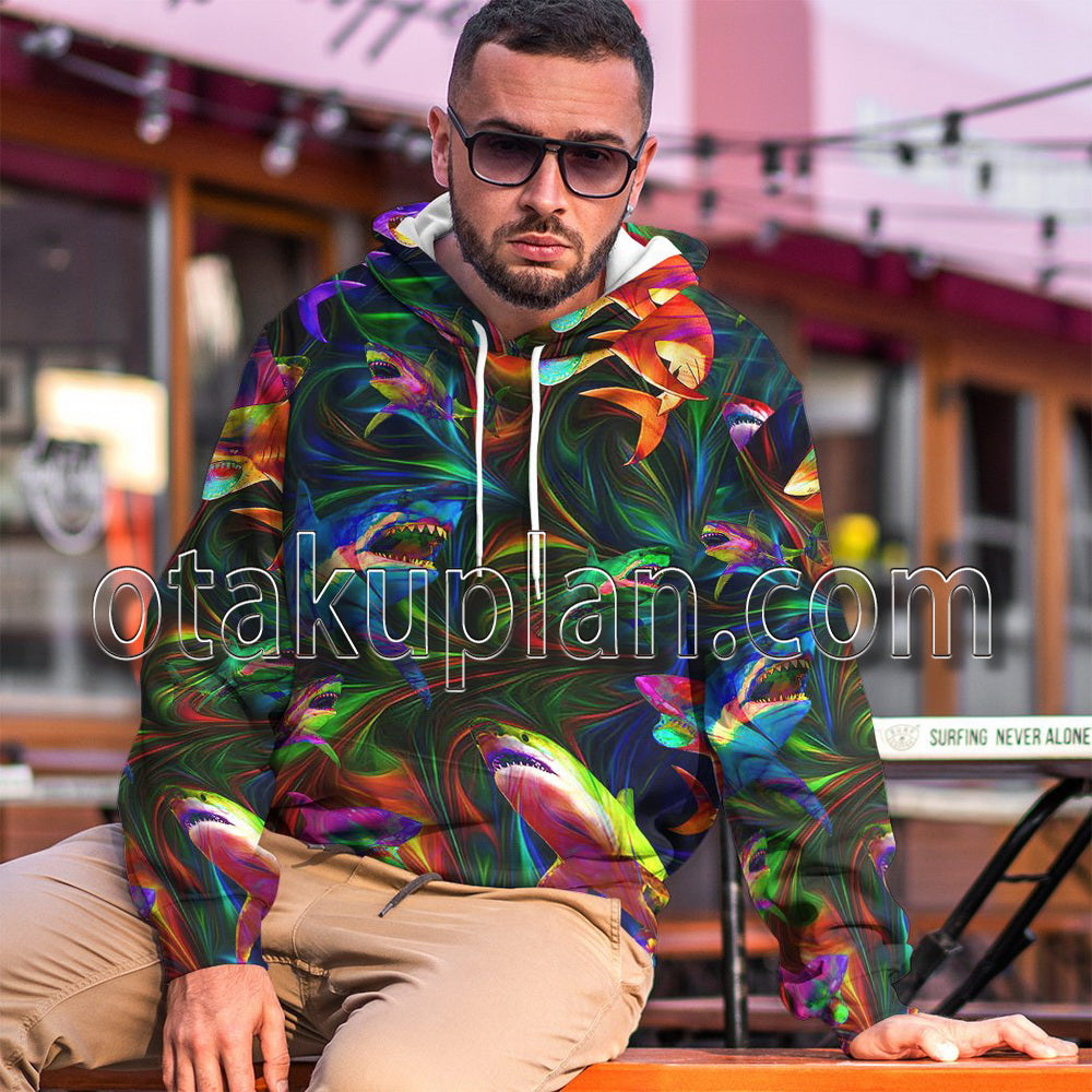Colorful Shark T-Shirt / Hoodie