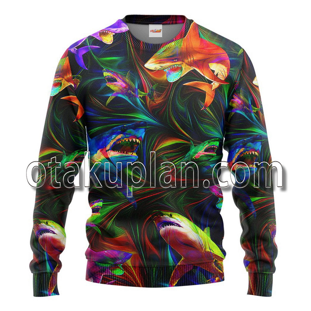 Colorful Shark T-Shirt / Hoodie