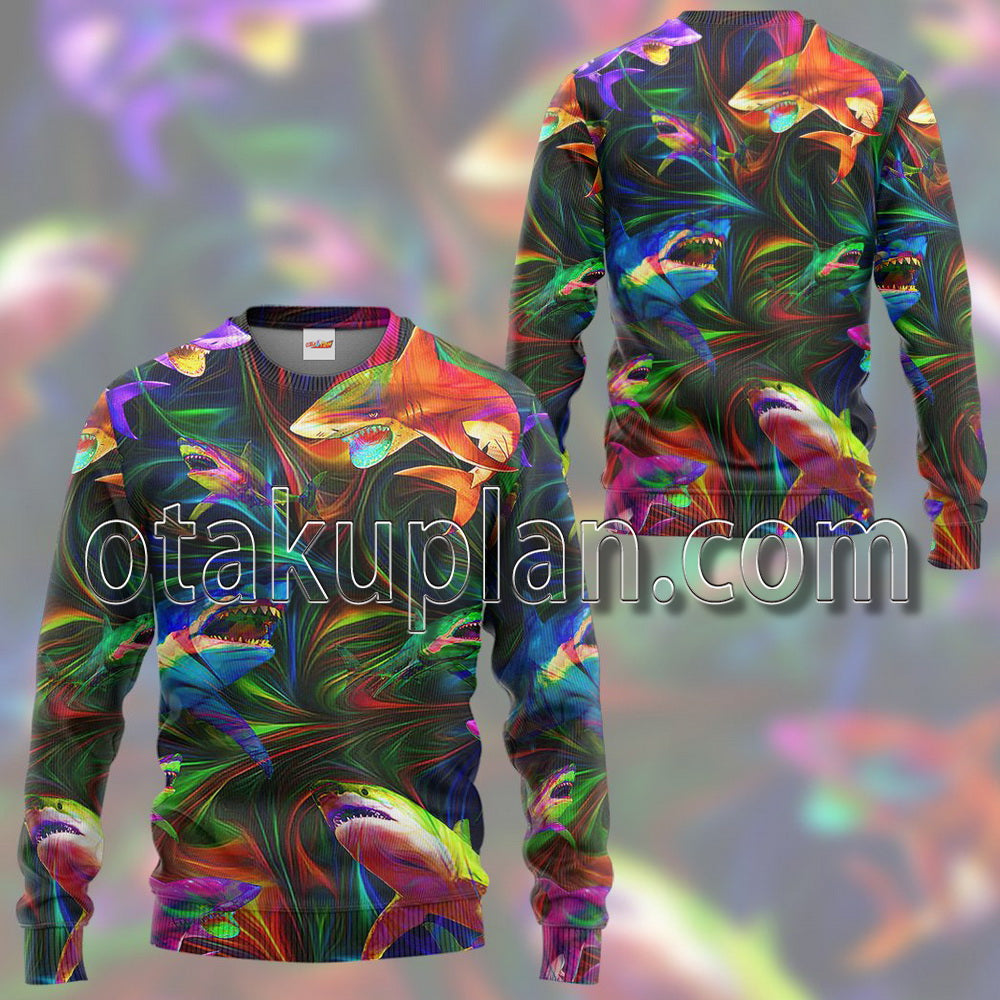 Colorful Shark T-Shirt / Hoodie