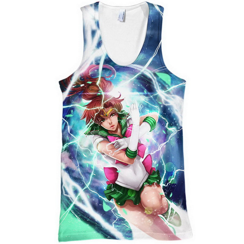 Crystal Sailor Jupiter Hoodie / T-Shirt