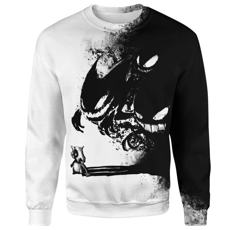 Cubone and Gastly Hoodie / T-Shirt