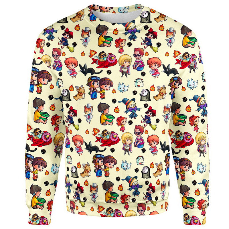 Cute Characters Studio Ghibli Hoodie / T-Shirt