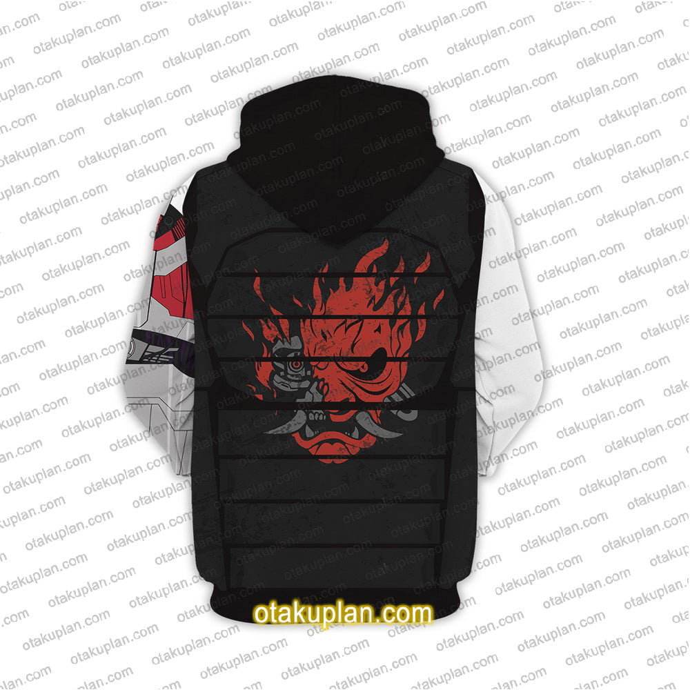Cyberpunk 2077 Keanu Reeves Cosplay Hoodie