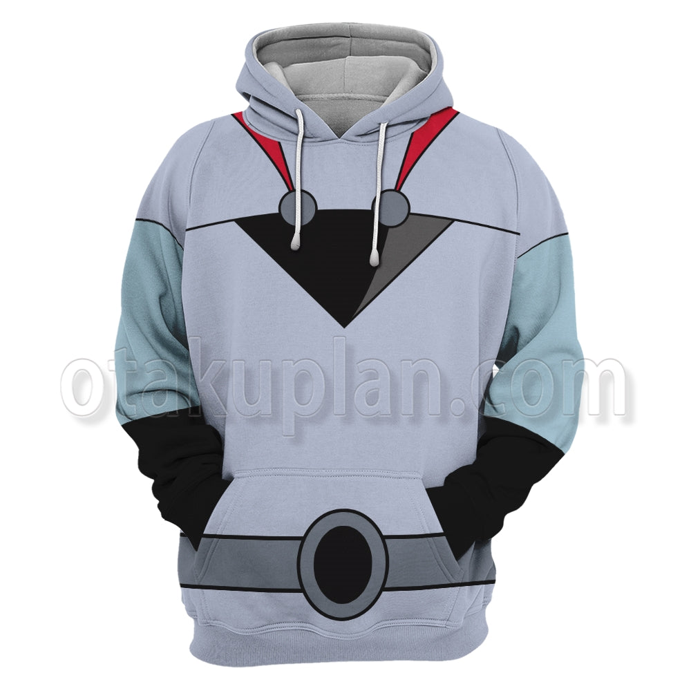 Danny Phantom Count Dracula Vlad Plasmius Battle Suit Cosplay Hoodie