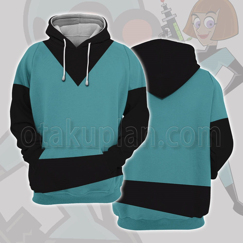 Danny Phantom Maddie Fenton Battle Suit Cosplay Hoodie