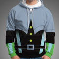 Danny Phantom Nicolai Technus Battle Suit Cosplay Hoodie