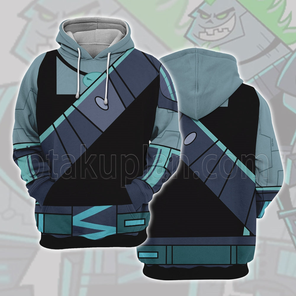 Danny Phantom Skulker Battle Suit Cosplay Hoodie
