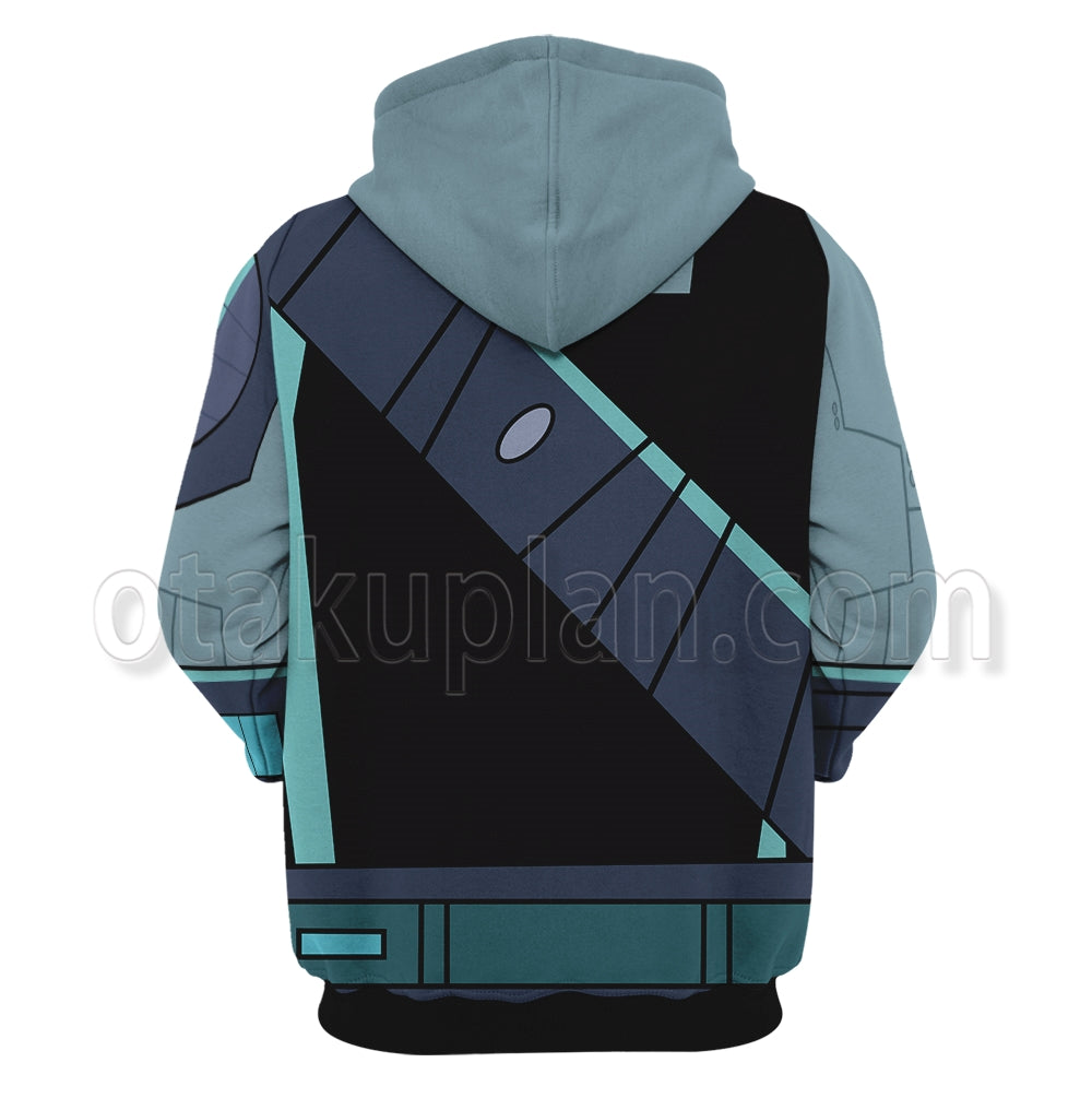 Danny Phantom Skulker Battle Suit Cosplay Hoodie