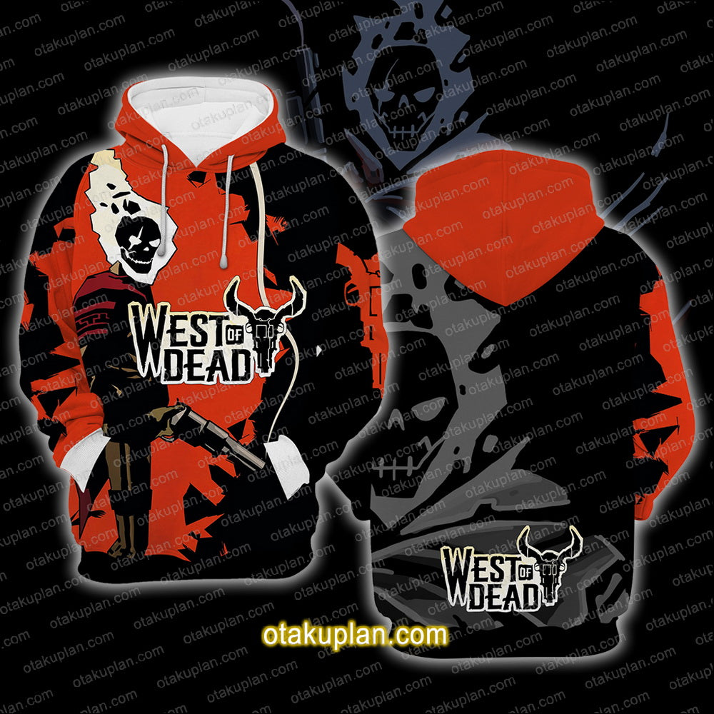 Dark Action Game West Of Dead Hoodie