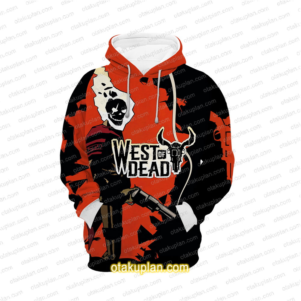 Dark Action Game West Of Dead Hoodie