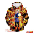 Dragon Ball Willful Destruction Android 18 (Future) Hoodie