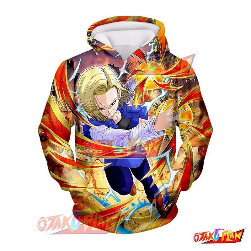 Dragon Ball Grisly Destruction Android 18 (Future) Hoodie