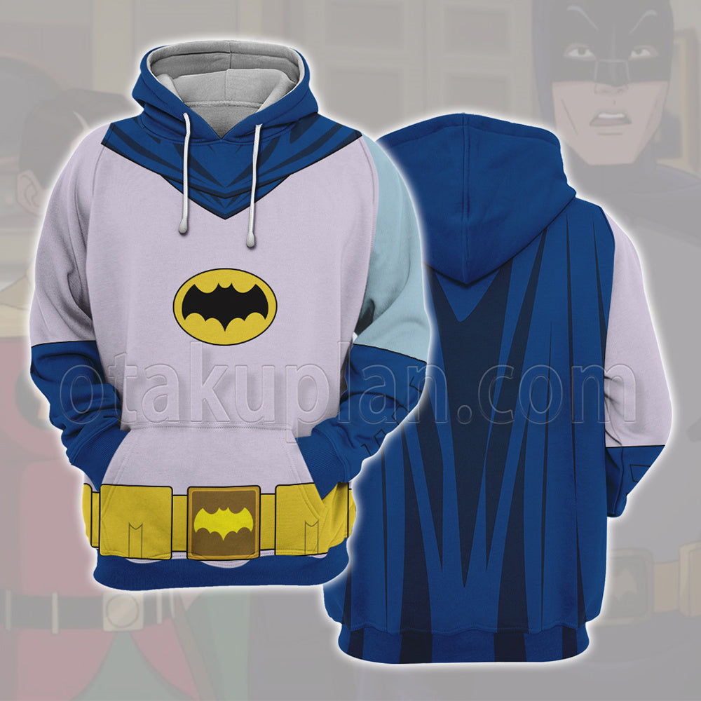 Dc Batman Return Of The Caped Crusaders Batman Suit Ds Cosplay Hoodie