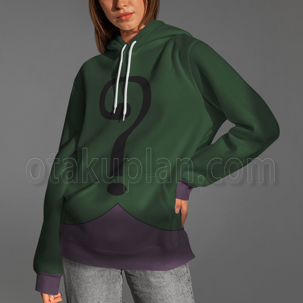 Dc Batman Return Of The Caped Crusaders Riddler Clothing Ds Cosplay Hoodie